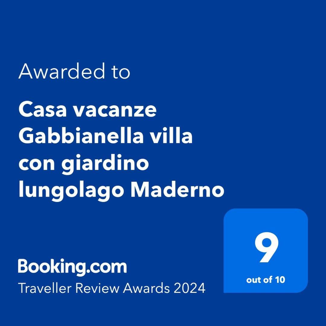 Casa Vacanze Gabbianella Villa Con Giardino Lungolago Maderno Toscolano Maderno Exteriör bild